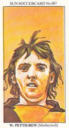 1978-79 The Sun Soccercards #887 Willie Pettigrew Front