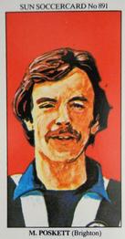 1978-79 The Sun Soccercards #891 Malcolm Poskett Front