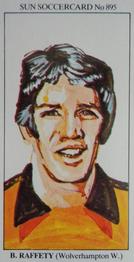 1978-79 The Sun Soccercards #895 Bill Rafferty Front