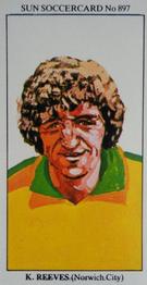1978-79 The Sun Soccercards #897 Kevin Reeves Front