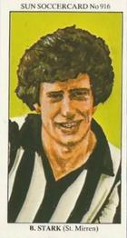 1978-79 The Sun Soccercards #916 Billy Stark Front