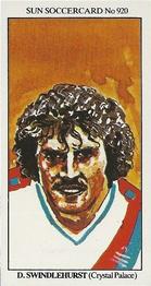 1978-79 The Sun Soccercards #920 David Swindlehurst Front