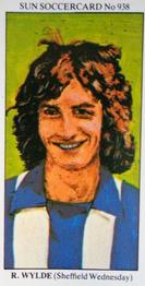 1978-79 The Sun Soccercards #938 Rodger Wylde Front