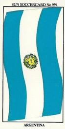 1978-79 The Sun Soccercards #939 National Flag Front