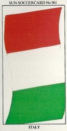 1978-79 The Sun Soccercards #961 National Flag Front