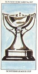 1978-79 The Sun Soccercards #997 Scottish League Cup Front