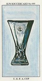 1978-79 The Sun Soccercards #999 UEFA Cup Front