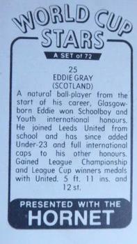 1970 D.C. Thomson World Cup Stars #25 Eddie Gray Back