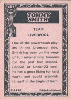 1969-70 A&BC Chewing Gum World Cup Giant Posters - A&BC World Cup Footballers #NNO Tommy Smith Back