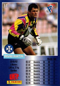 1994-95 Panini UNFP #17 Bruno Martini Back