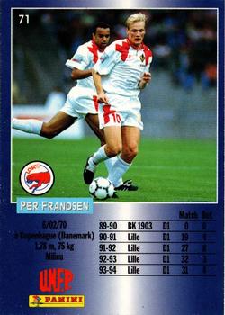 1994-95 Panini UNFP #71 Per Frandsen Back