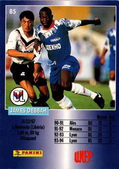 1994-95 Panini UNFP #85 James Debbah Back