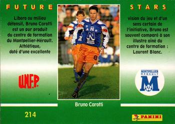 1994-95 Panini UNFP #214 Bruno Carotti Back