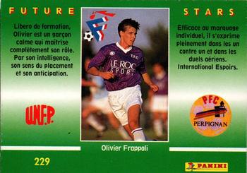 1994-95 Panini UNFP #229 Olivier Frapolli Back