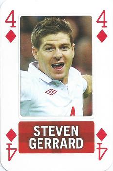 2010 Waddingtons Number 1 England Football #4♦ Steven Gerrard Front