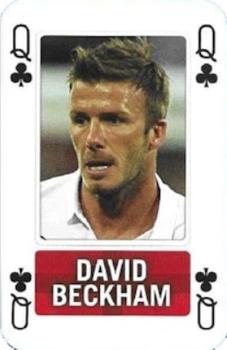 2010 Waddingtons Number 1 England Football #Q♣ David Beckham Front