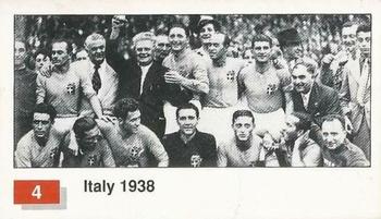 1990 Merlin The World Cup Sticker Collection Italia 1990 #4 Italy (Winner Team Photo WC-1938) Front