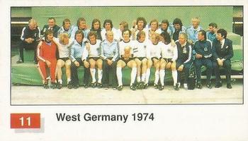 1990 Merlin The World Cup Sticker Collection Italia 1990 #11 West Germany (Winner Team Photo WC-1974) Front