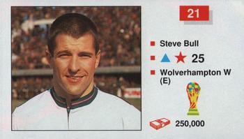 1990 Merlin The World Cup Sticker Collection Italia 1990 #21 Steve Bull Front