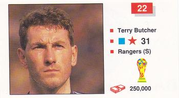 1990 Merlin The World Cup Sticker Collection Italia 1990 #22 Terry Butcher Front