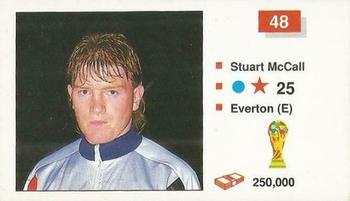 1990 Merlin The World Cup Sticker Collection Italia 1990 #48 Stuart McCall Front