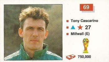 1990 Merlin The World Cup Sticker Collection Italia 1990 #69 Tony Cascarino Front