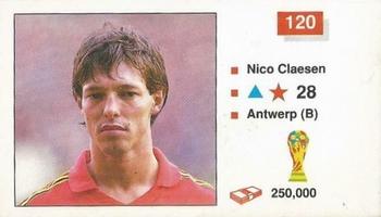 1990 Merlin The World Cup Sticker Collection Italia 1990 #120 Nico Claesen Front