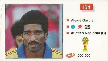 1990 Merlin The World Cup Sticker Collection Italia 1990 #164 Alexis Garcia Front