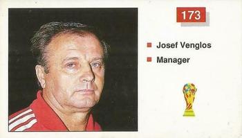 1990 Merlin The World Cup Sticker Collection Italia 1990 #173 Jozef Venglos Front