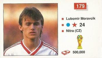 1990 Merlin The World Cup Sticker Collection Italia 1990 #179 Lubomir Moravcik Front