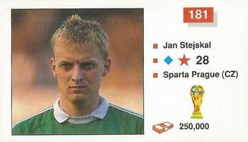 1990 Merlin The World Cup Sticker Collection Italia 1990 #181 Jan Stejskal Front