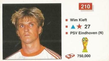 1990 Merlin The World Cup Sticker Collection Italia 1990 #210 Wim Kieft Front