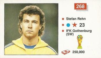 1990 Merlin The World Cup Sticker Collection Italia 1990 #268 Stefan Rehn Front
