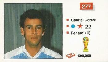 1990 Merlin The World Cup Sticker Collection Italia 1990 #277 Gabriel Correa Front