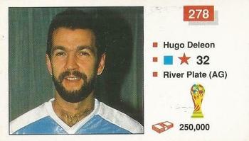 1990 Merlin The World Cup Sticker Collection Italia 1990 #278 Hugo de Leon Front