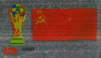 1990 Merlin The World Cup Sticker Collection Italia 1990 #283 USSR National Flag Front