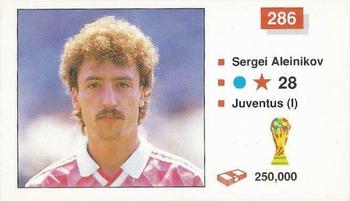 1990 Merlin The World Cup Sticker Collection Italia 1990 #286 Sergei Aleinikov Front