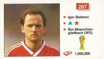 1990 Merlin The World Cup Sticker Collection Italia 1990 #287 Igor Belanov Front