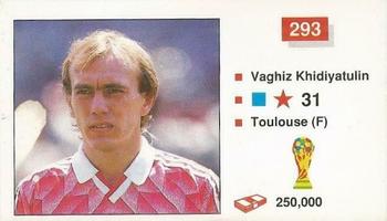 1990 Merlin The World Cup Sticker Collection Italia 1990 #293 Vagiz Khidiatullin Front