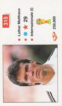 1990 Merlin The World Cup Sticker Collection Italia 1990 #315 Lothar Matthaus Front