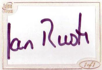 2006 Futera World Football UNIQUE - Gold Framed Autograph #NNO Ian Rush Front