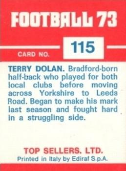 1972-73 Panini Top Sellers #115 Terry Dolan Back