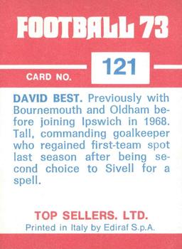 1972-73 Panini Top Sellers #121 David Best Back