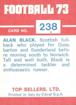 1972-73 Panini Top Sellers #238 Alan Black Back