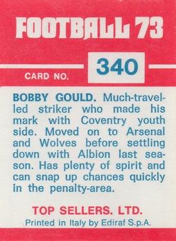1972-73 Panini Top Sellers #340 Bobby Gould Back