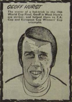 1970 Valiant - England's World Cup Squad #NNO Geoff Hurst Front