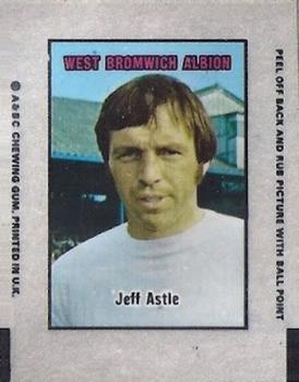 1970-71 A&BC Chewing Gum Action Transfers #NNO Jeff Astle Front