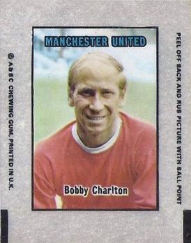 1970-71 A&BC Chewing Gum Action Transfers #NNO Bobby Charlton Front
