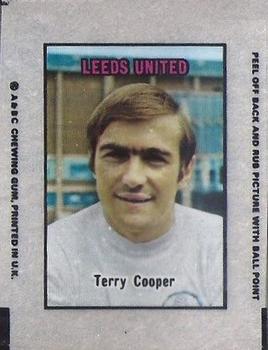 1970-71 A&BC Chewing Gum Action Transfers #NNO Terry Cooper Front
