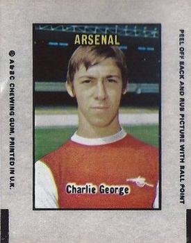 1970-71 A&BC Chewing Gum Action Transfers #NNO Charlie George Front